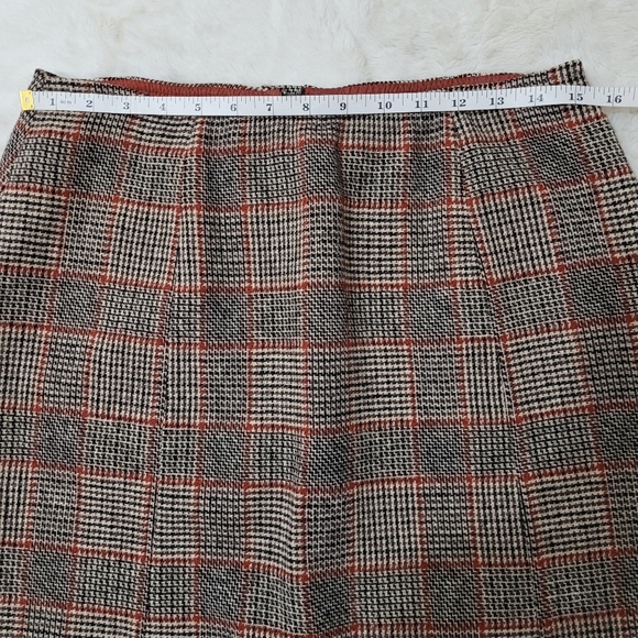 Pendelton Houndstooth skirt 100% pure wool - Picture 5 of 11